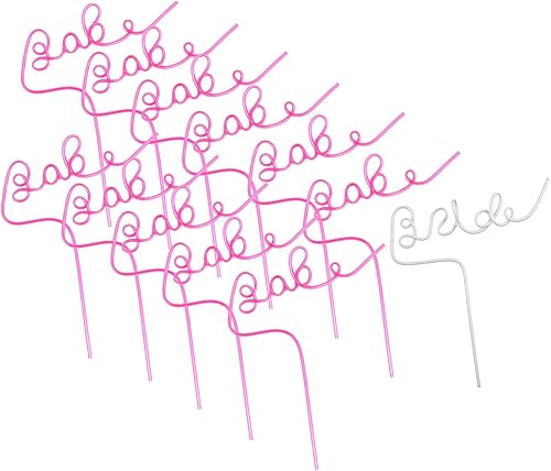 Miniatura 8 de Pajitas de despedida de soltera paquete de 12, pajitas de novia, regalos de despedida de soltera, regalos de fiesta de novia, decoraciones de