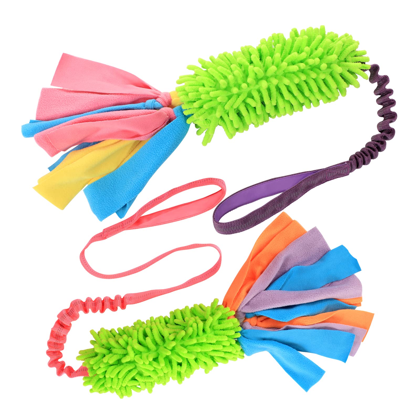 SCHITEC 2 Pezzi Giocattoli per Rimorchiatore Interattivo per Cani, Corda Tira e Molla per Addestramento e Divertimento, Ideale per Cani di Piccola, Media e Grande Taglia