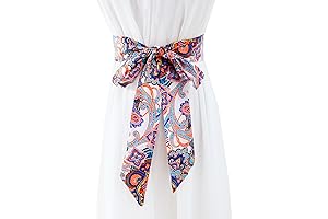 Women Skinny Scarf Belt with Sash Necktie Neck Scarf Choker