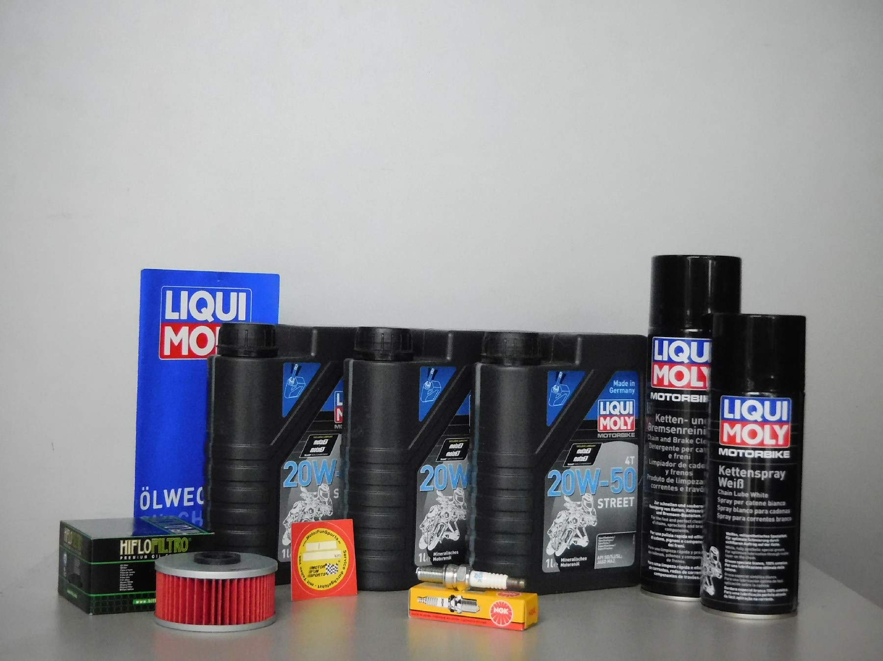 Kit de mantenimiento para Yamaha XS 400, filtro de aceite, bujía, servicio de inspección