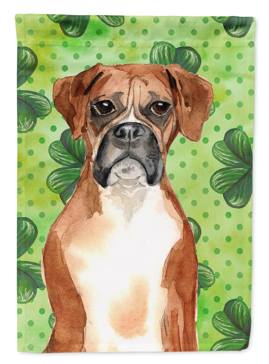 Drapeau multicolore shamrocks boxer flag garden size résistant aux intempéries