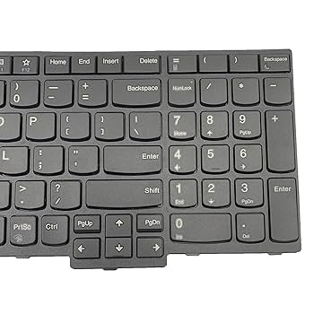 Lenovo - ちこら New US Black English Laptop Keyboard Replacement for Lenovo