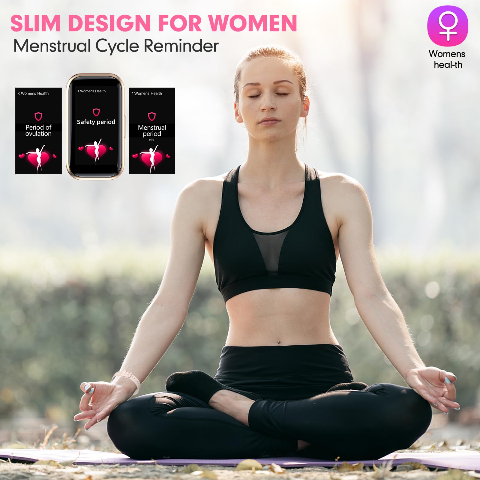 Fitness Bracciale Orologio con contapassi Cardiofrequenzimetro Ossigeno nel sangue SpO2,Smartwatch Fitness Tracker Impermeabile IP68 Orologio Fitness Monitor del Sonno per Donne Uomini Bambini