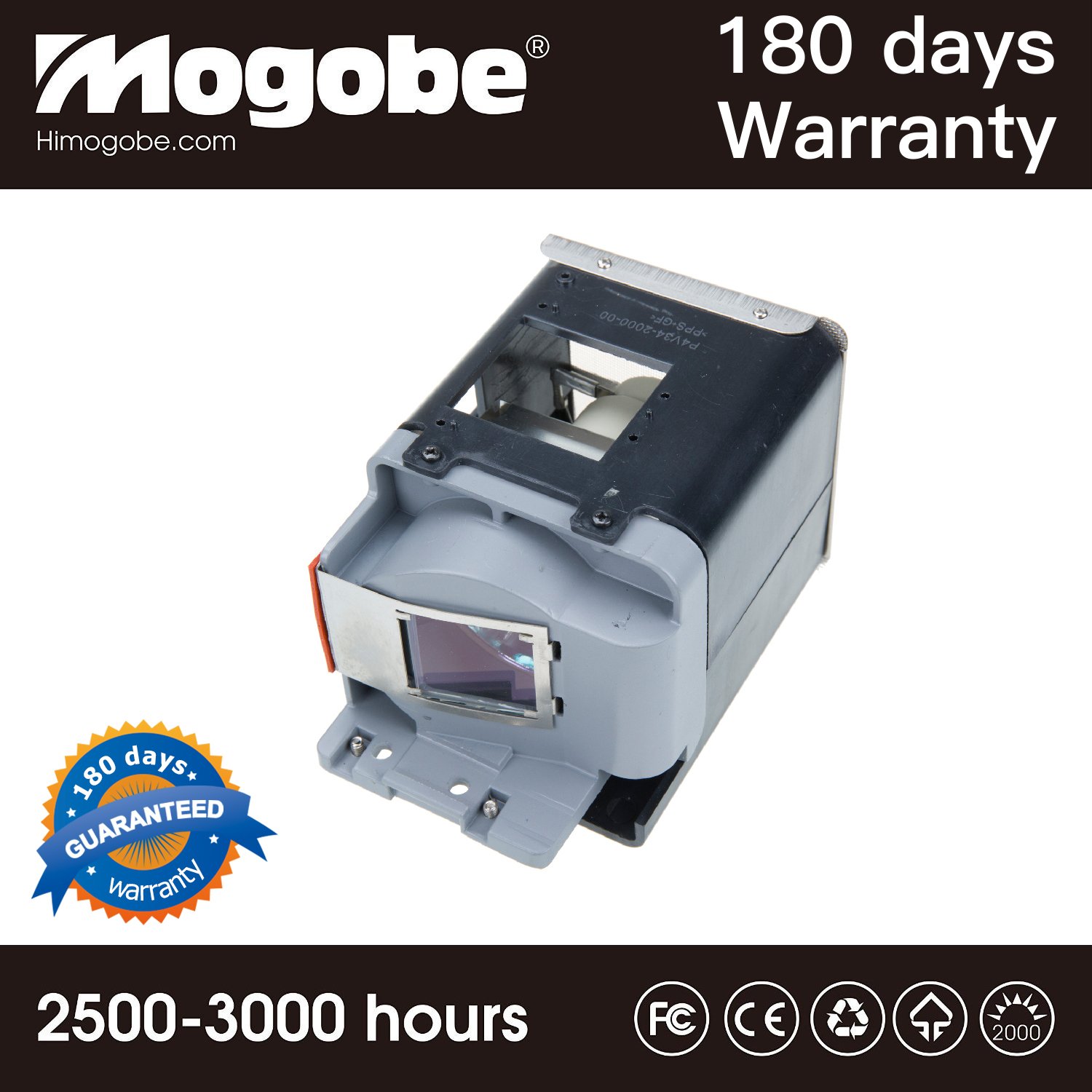 Mogobe for RLC-061 Replacement Lamp with Housing for Viewsonic Pro8200 Pro8300 Projector