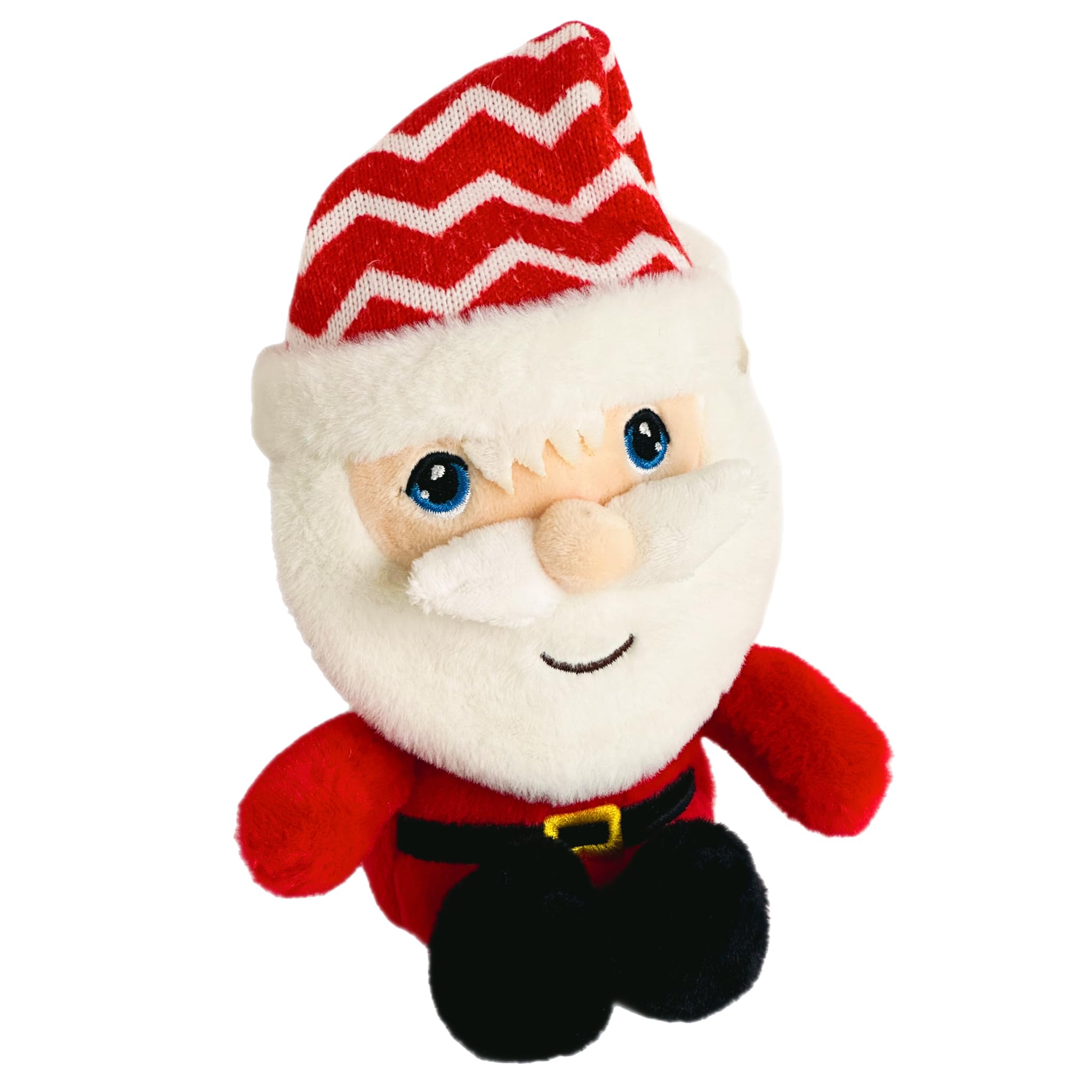 Deluxe Paws Christmas Beanie Pals Plush Soft Toys Eco-Friendly 100% Recycled (Santa), Red, small - Image 3