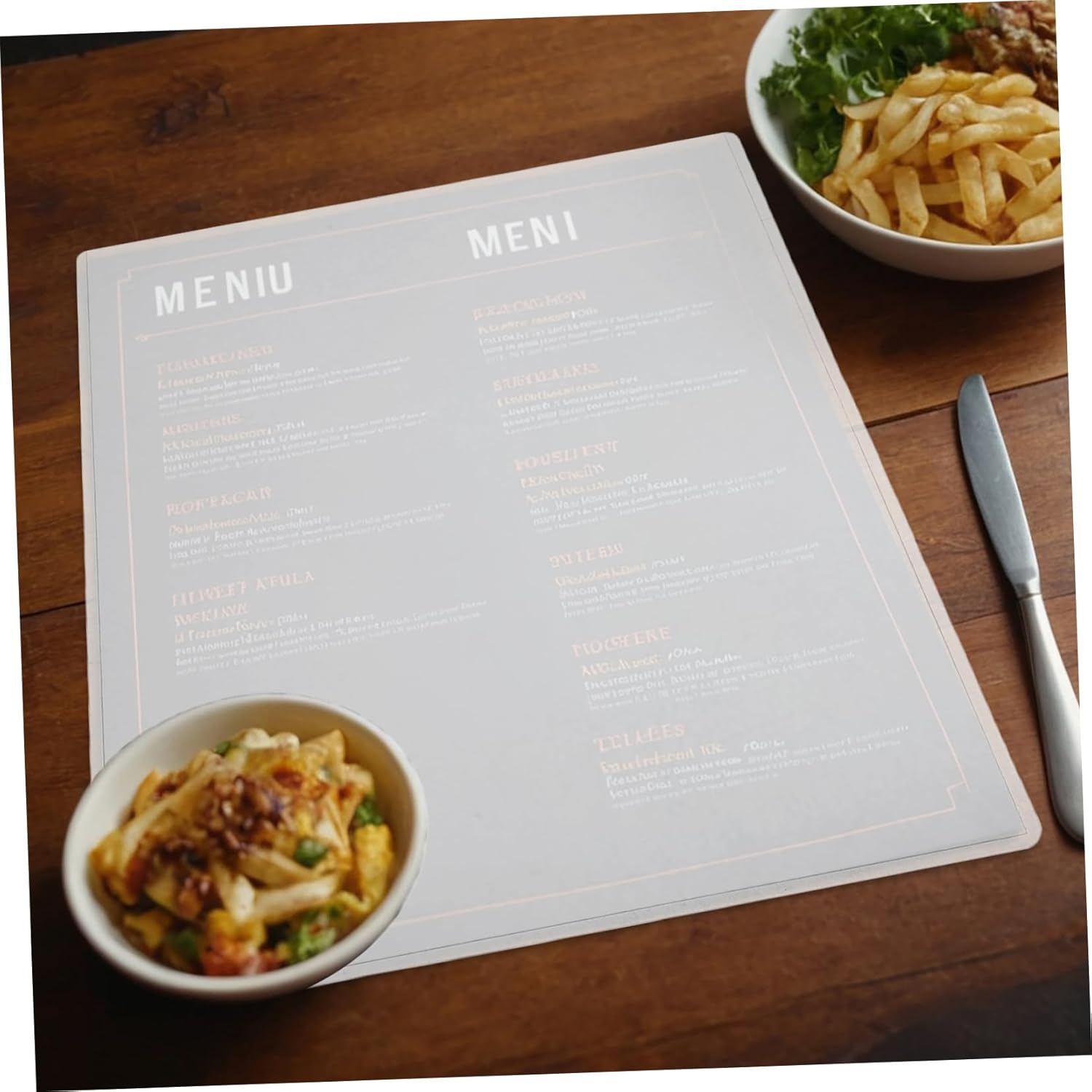 jojofuny 30pcs Clear Rigid Plastic Sleeves Transparent Protectors for Photos Documents Posters Menus Photo Albums Frame Holders