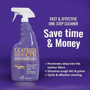 Leather CPR Heavy Duty Leather Cleaner, Car Interior, 22 oz