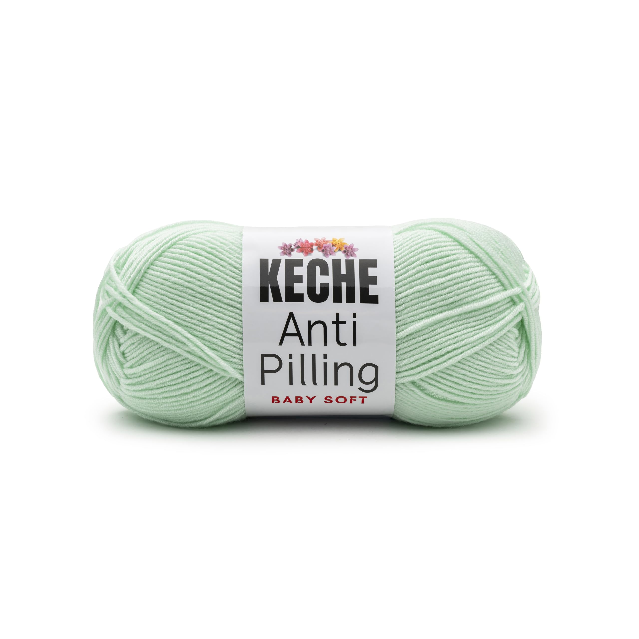 Soft DailyKnit DK Yarn, 100% Anti-Pilling Acrylic for Knitting Crocheting, Light Weight #3 (3.52 oz / 274 Yds) 1 Skein - Red — view 27
