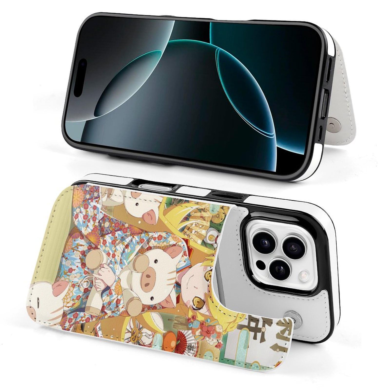 Amazon.co.jp: iPhone 16 Pro手帳型ケース 物語シリーズ 「化物語