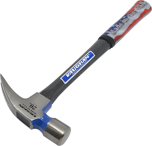 Miniatura 4 de Vaughan Hammer FS999L - Martillo de fibra de vidrio de cara lisa de 20 onzas