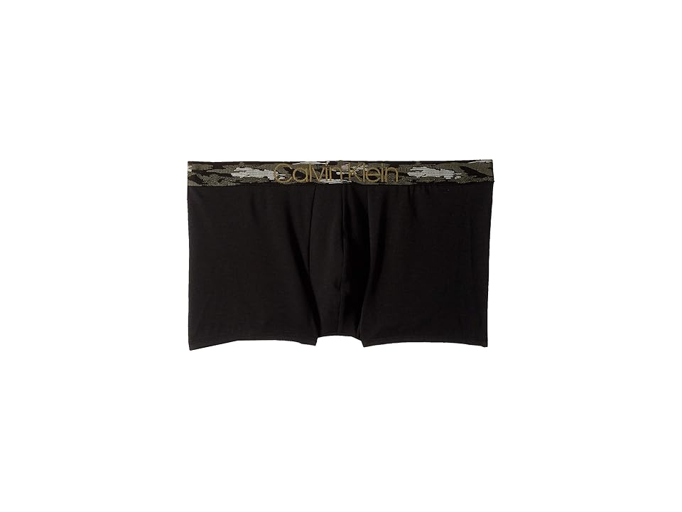 

Calvin Klein Underwear Camo Cotton Trunk (Black/Camo) Men's Underwear