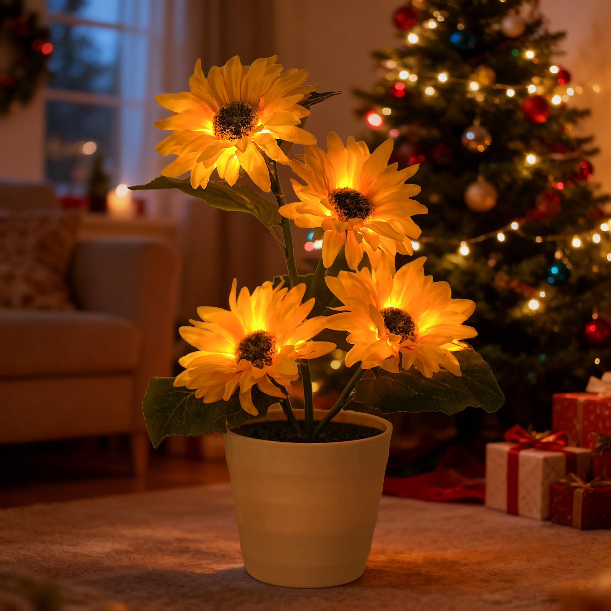 Sunflower Lamp Decor Gifts for Women Birthday Christmas