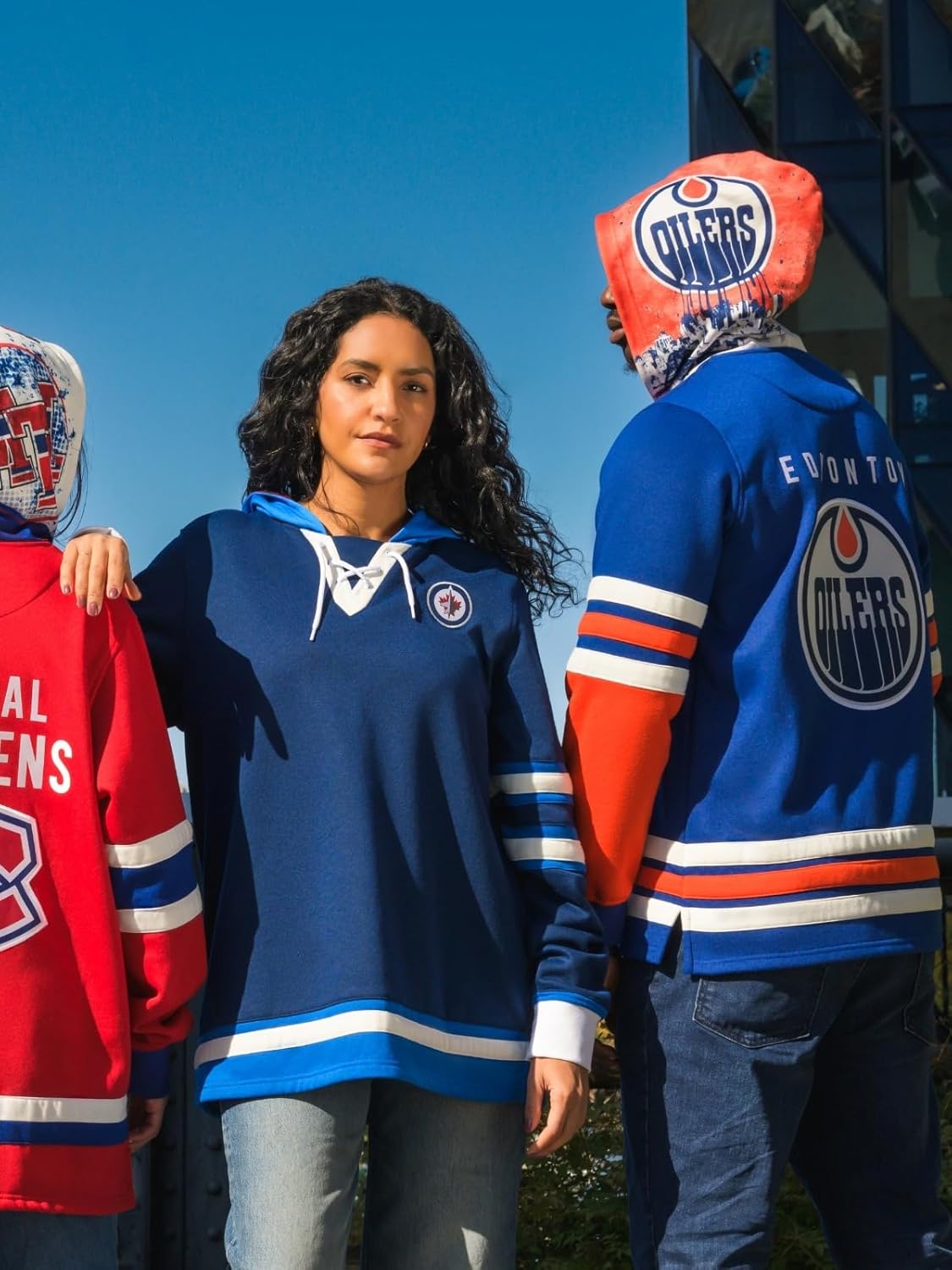 NHL Unisex-Adult Lace-Up Hoodie, Unisex Hockey Sweatshirt, NHL Officially Licensed Gear, Recycled Fabrics - Image 3