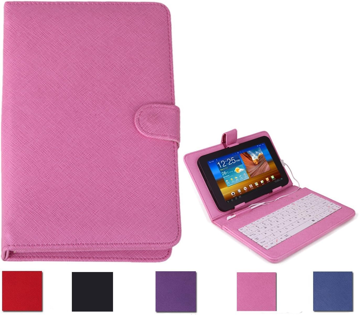 7" inch Android Tablet Faux Leather textured