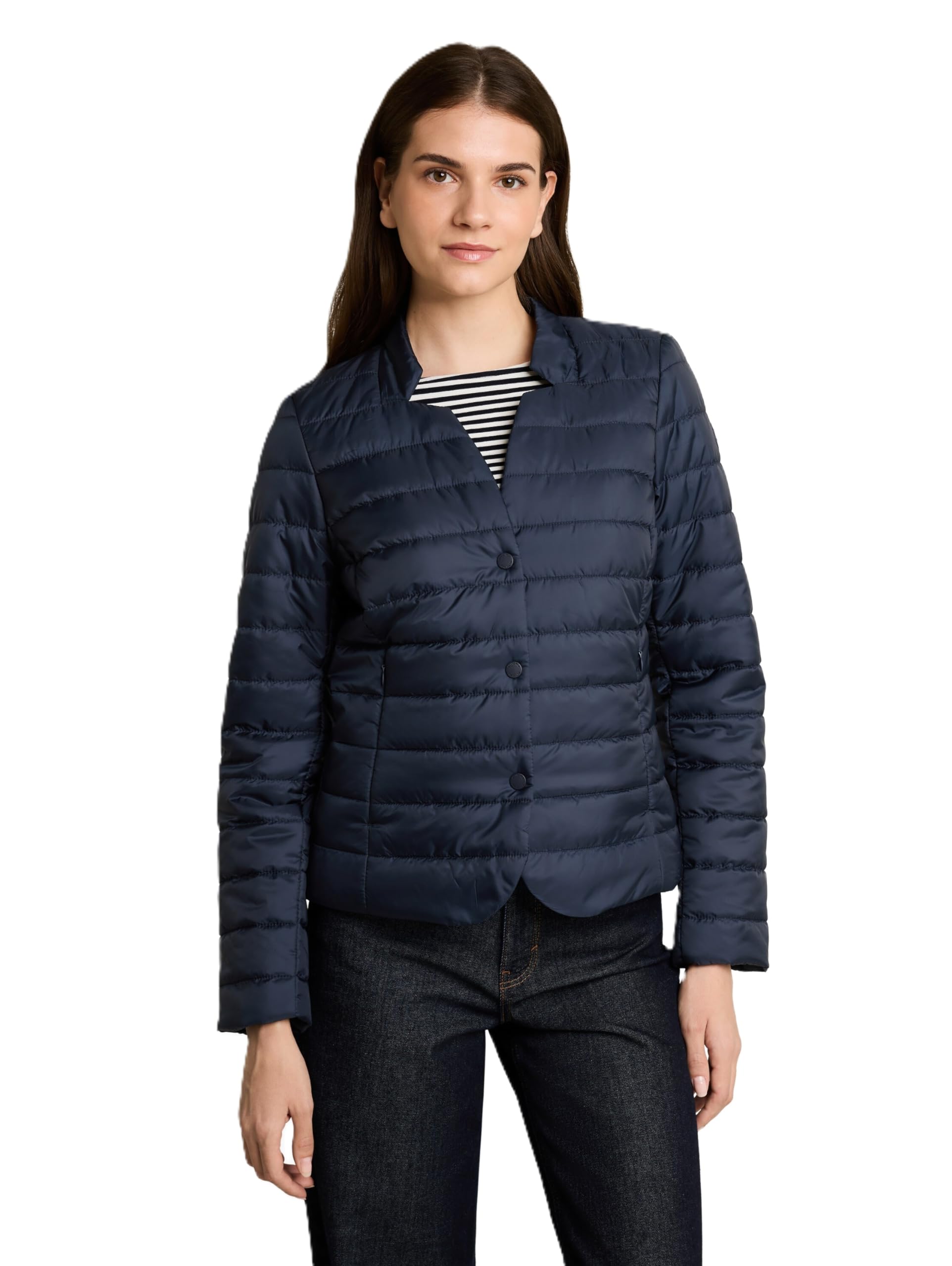 TOM TAILOR 1051118 Giacca, 10668-Sky Captain Blue, L Donna