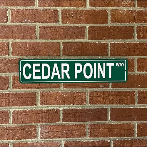 Vista 607 de Ohio Mountains Pick Your Mountain Compatible/repuesto para Ballards Hill United States Mountain Aluminio Metal Tin Street Sign Style decoración