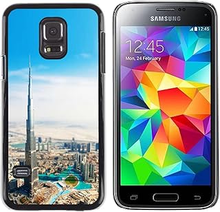 Plastic Case Cover || Samsung Galaxy S5 Mini, SM-G800 || Burj Dubai Khalifa @XPTECH Black