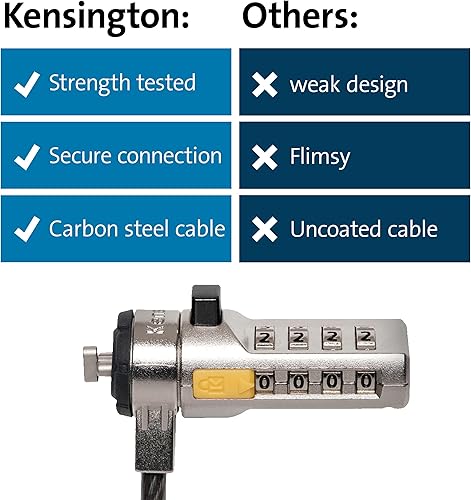 Miniatura 8 de Conector de seguridad Kensington para laptop, Negro Estándar