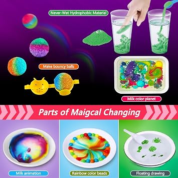 270+ Experiments Science Lab Kit, Chemistry Set | Birthday Gifts, Volcano, Crystal, Magic, Physics S.T.E.M Toys Educational Project