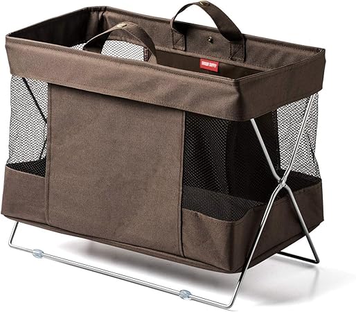 Amazon Co Jp サンワダイレクト 収納ボックス 折りたたみ カバン置き 幅47 5 奥行26 5cm 高さ37 5cm 机下収納 ブラウン 0 Cb014br ホーム キッチン