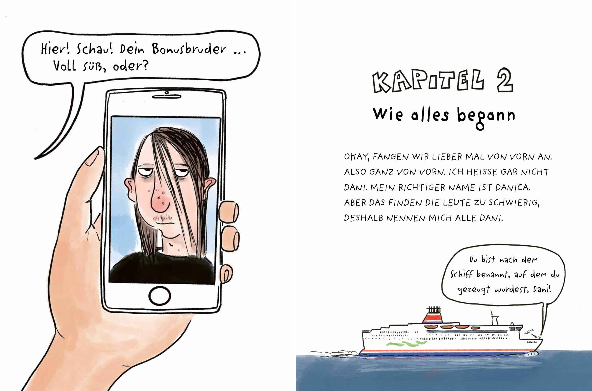 Der süßeste Bruder der Welt ‒ und andere Irrtümer: Plötzlich Schwester! Witzige Graphic Novel über eine besondere (Patchwork-)Familie. Für Kinder ab 10 Jahre