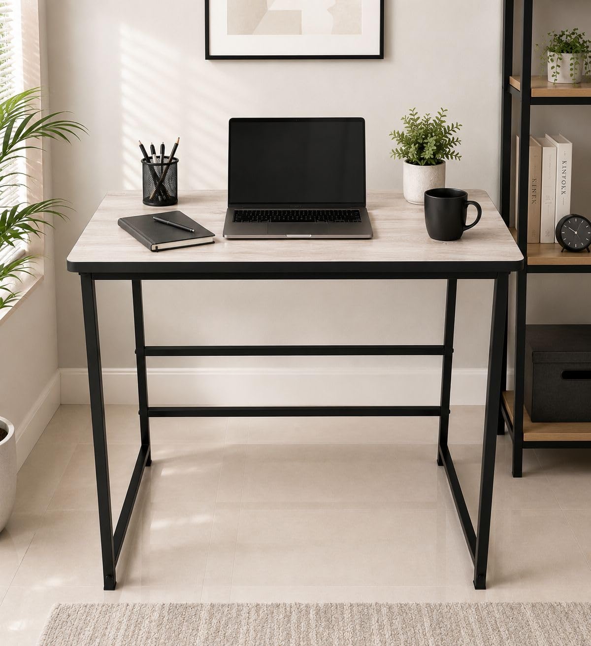 DUMOS Wooden Study Table for Home & Office | Engineered Wood Computer Desk | Modern Multipurpose Writing Desk for Study, Laptop, Work from Home & Reading | Sturdy & Spacious Table-image-27