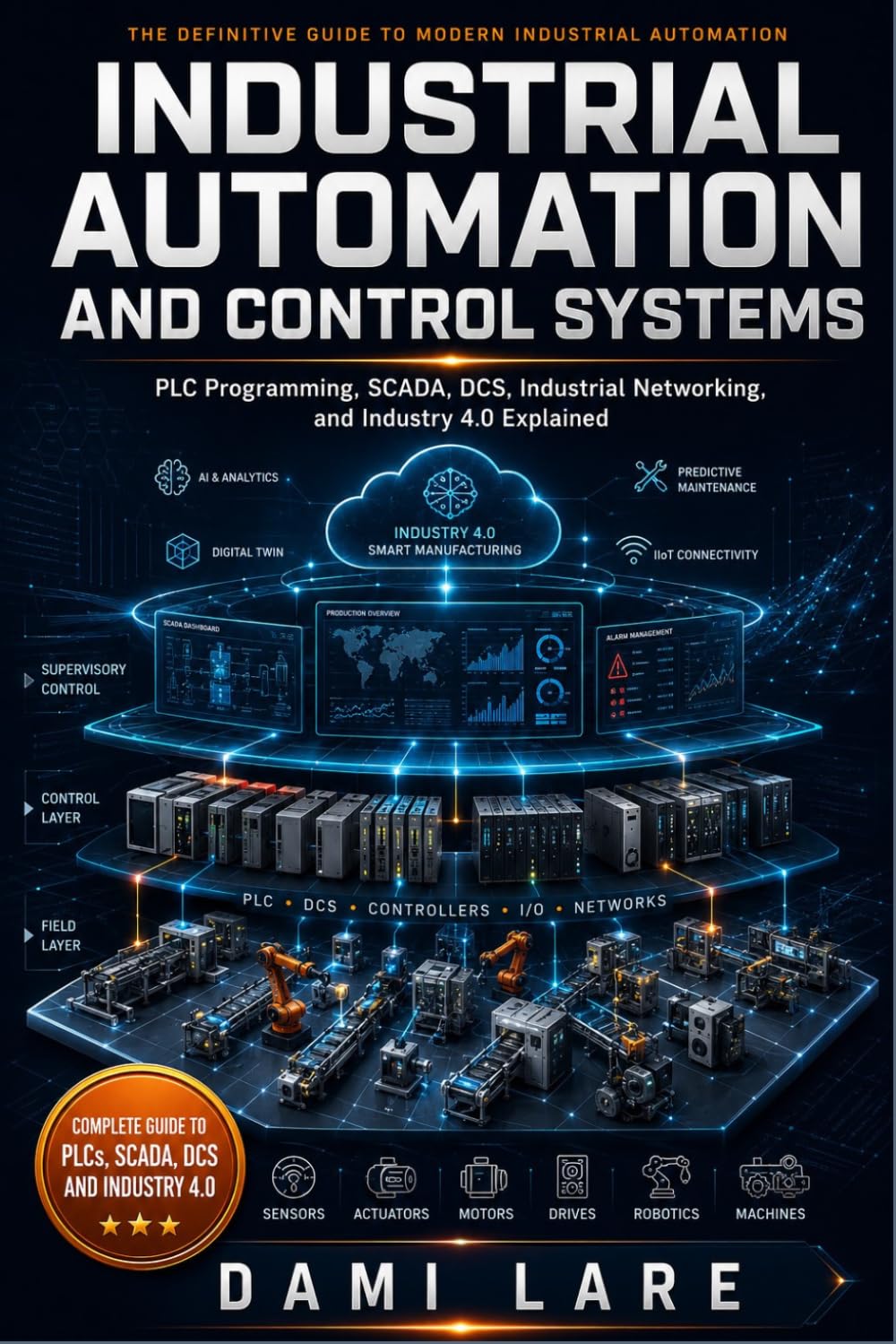Industrial Automation and Control Systems: PLC Programming, SCADA, DCS, Industrial Networking, and Industry 4.0 Explained