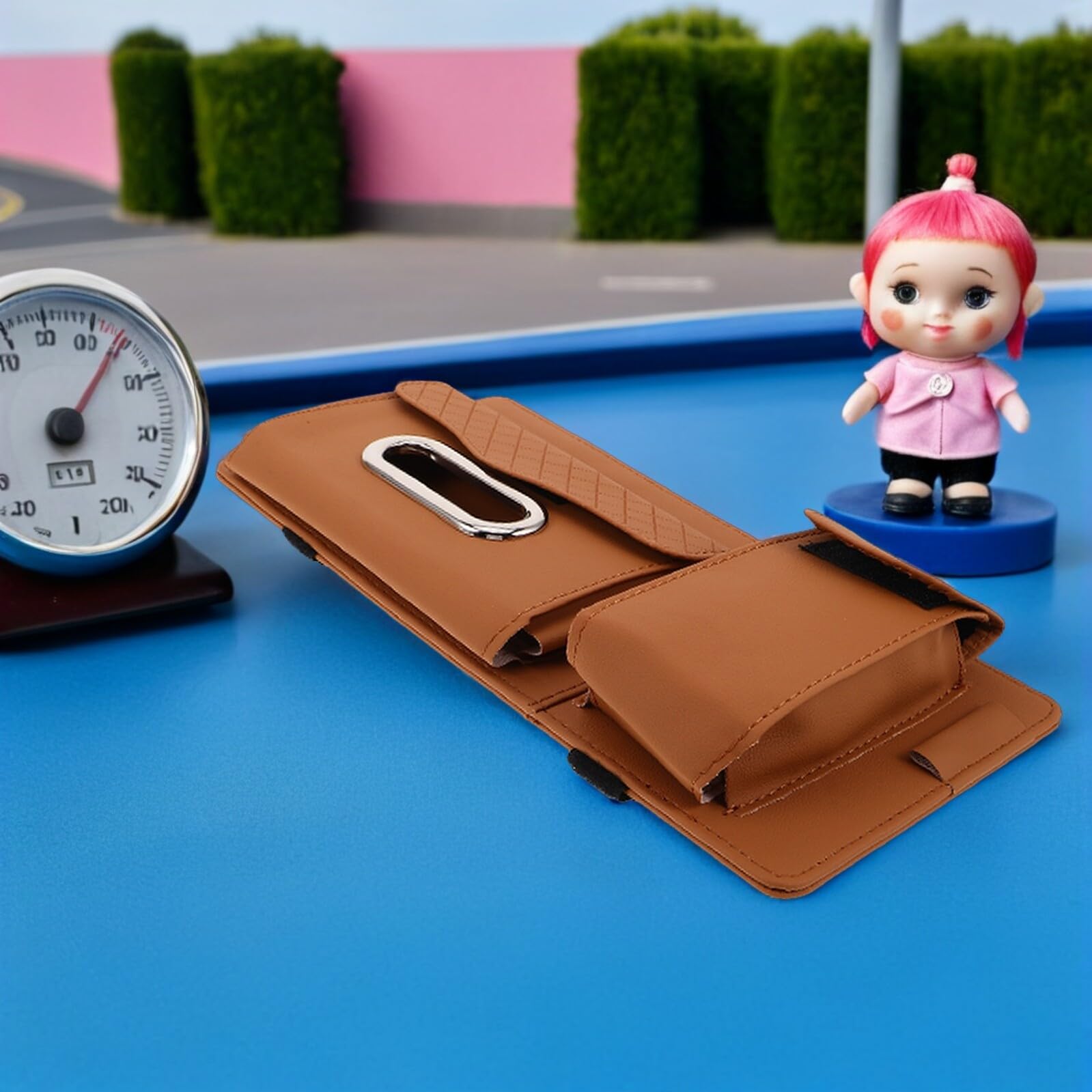 MAGICLULU 2pezzi Clip per Occhiali da Sole per Visiera Auto Organizer Multifunzionale per Occhiali Supporto da Sole Accessori per Auto Contenitore per Visiera Parasole