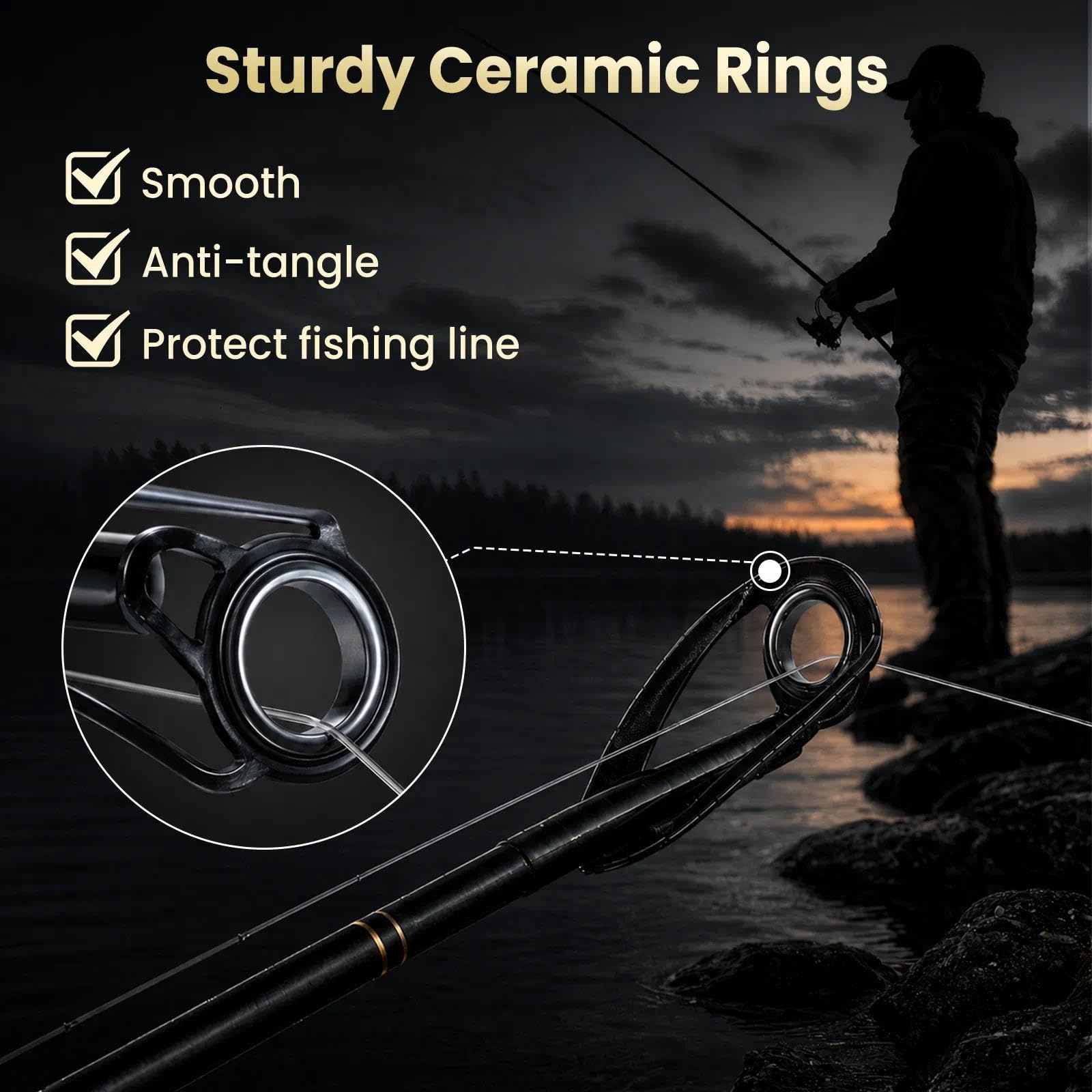 crome eye lids on a fishing pole Amazon.com : FishTrip Fishing Rod Eyelet Repair Kit 60Pcs Fishing Rod  Repair Kit 12 Sizes Fishing Pole Ceramic Guides Rings Replacement Kit :  Sports & Outdoors