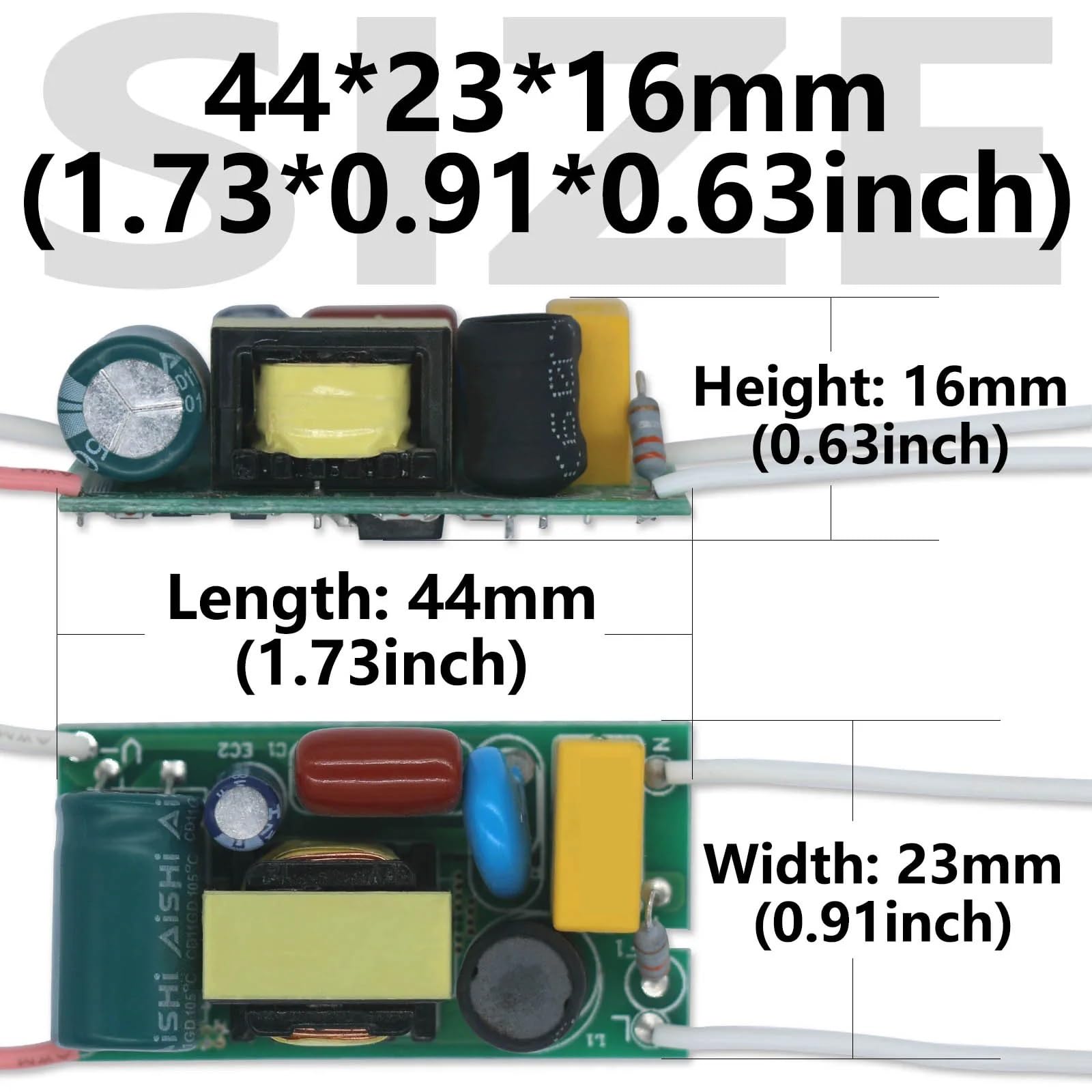 Driver LED 24-36W 300mA Trasformatore di illuminazione a corrente costante non isolato AC220-240V a DC80-120V