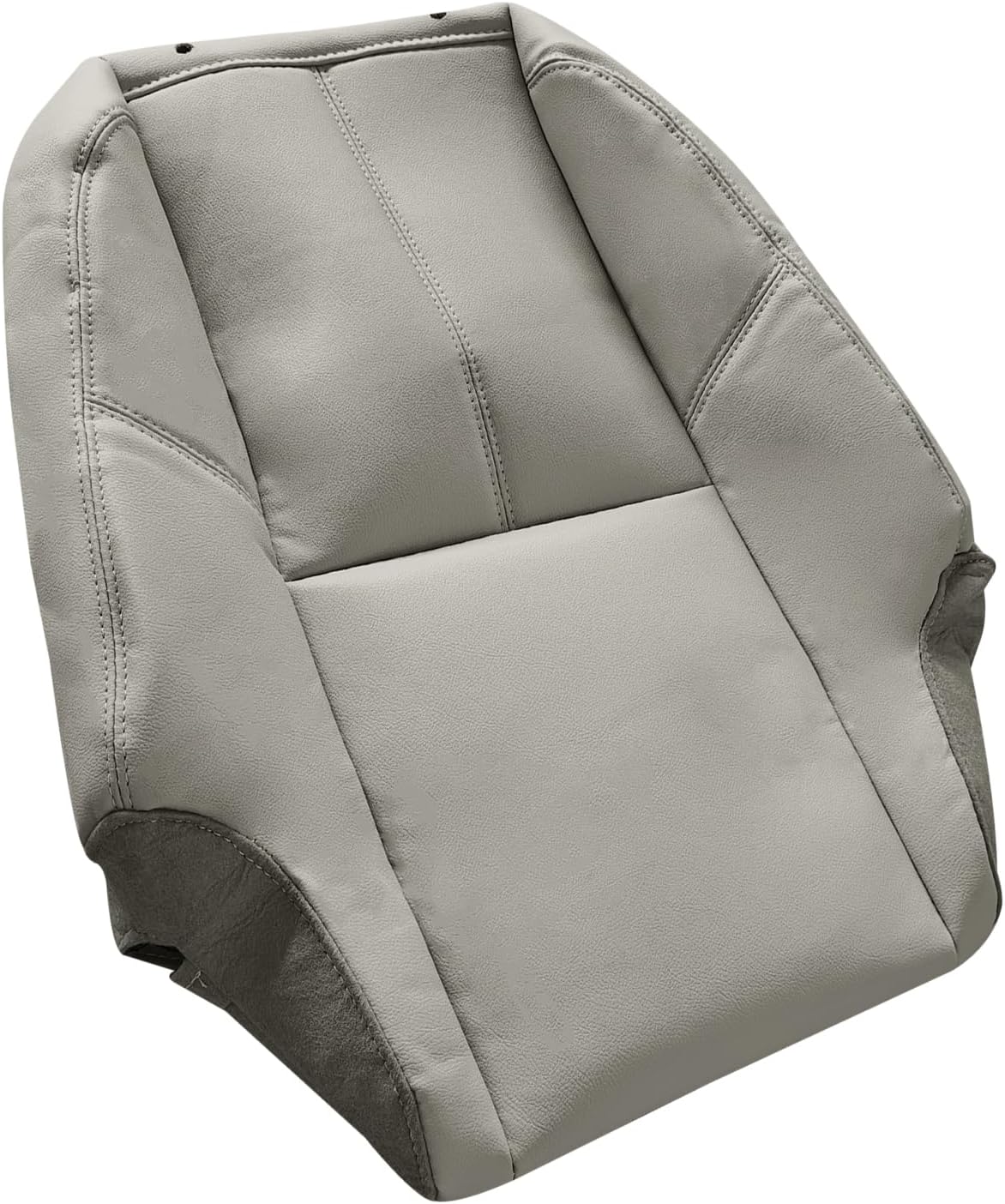2nd Row Driver Side Top Lean Back Seat Cover Replacement Fits for Chevy GMC Silverado Suburban Tahoe Avalanche Yukon Sierra 2007-2014 Gray (Also for Passenger Side)