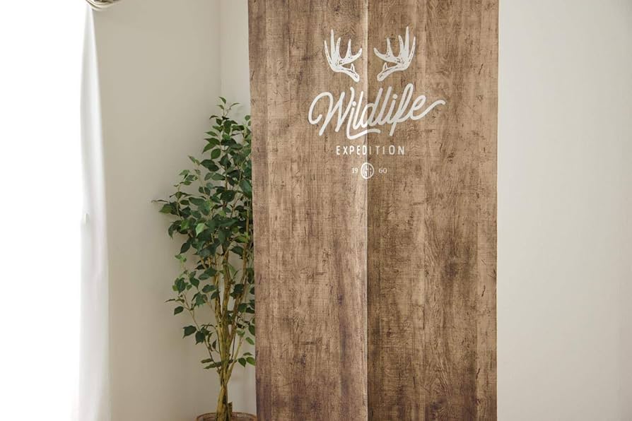 大判昭和レトロ木製のれん ブラウン 昭和レトロ 珠のれん 木製 のれん ウッドビーズ ブラウン - メルカリ