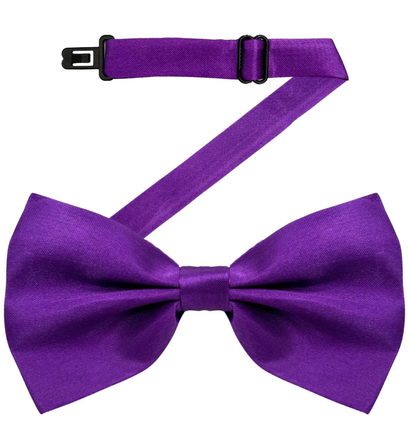 MDSTYLE Bow Ties for Men - Pre-Tied Adjustable Men's Bow Tie for Tuxedo, Wedding &amp; Formal Events - Solid Color