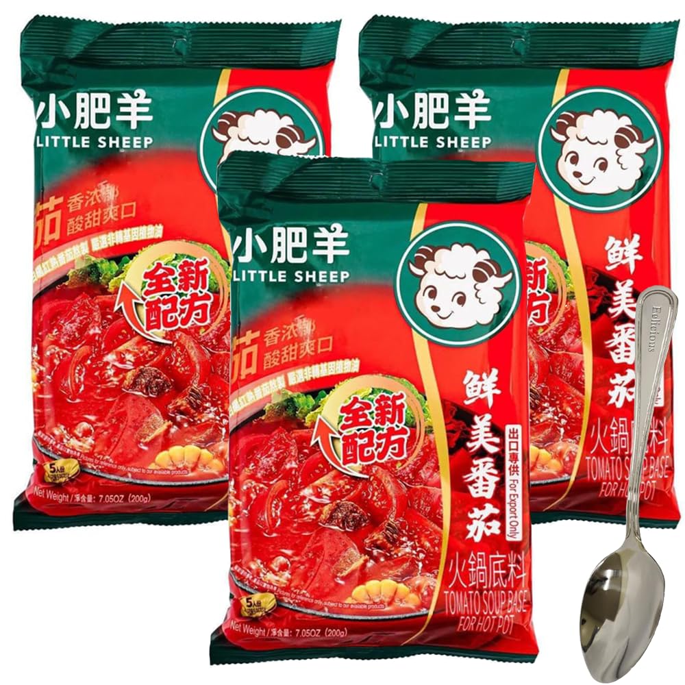 EeliciousLITTLE SHEEP Hot Pot Soup Base (Tomato, 3pack)
