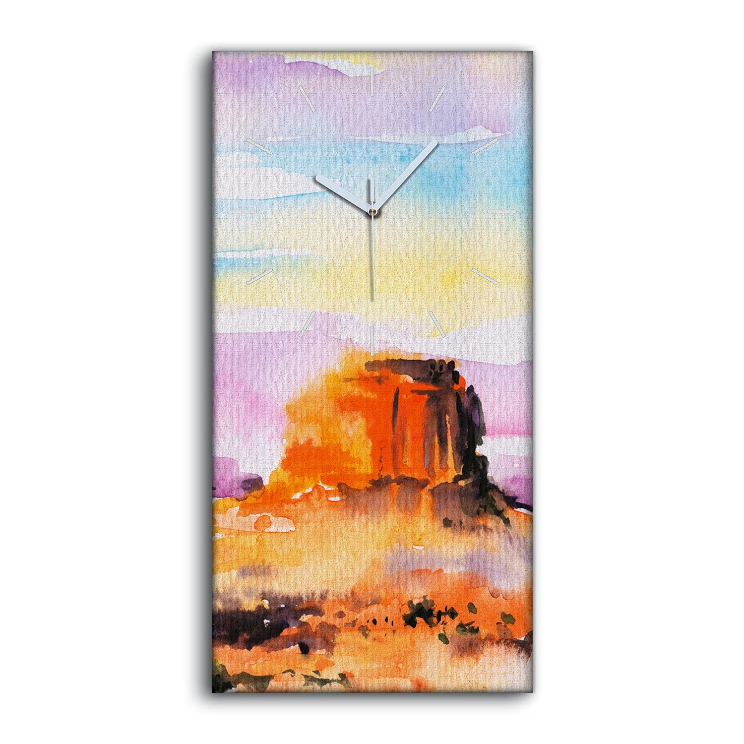 Horloge sur toile silencieuse ne pas tic tac pour chambre et salon