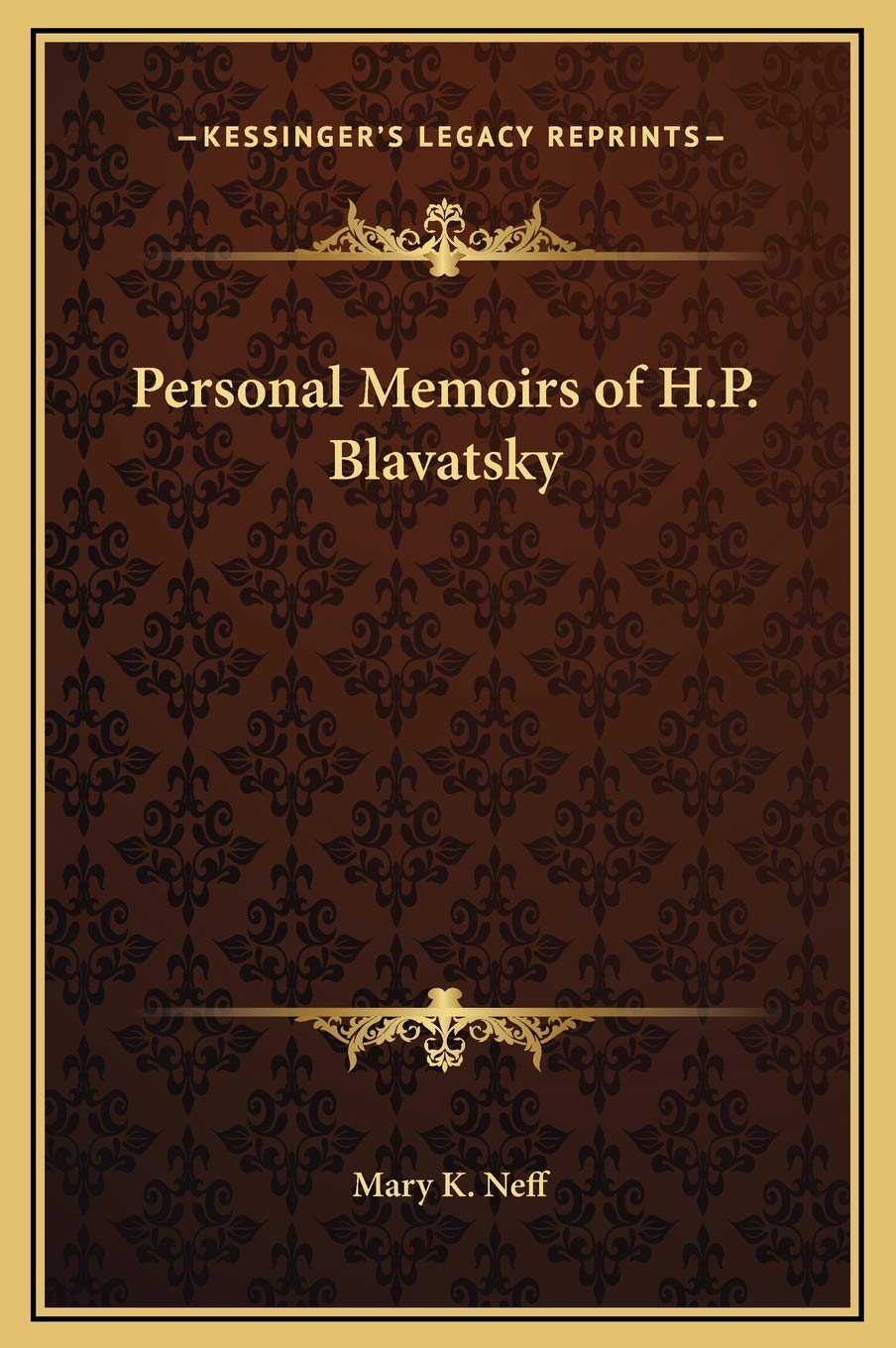 Personal Memoirs of H.P. Blavatsky