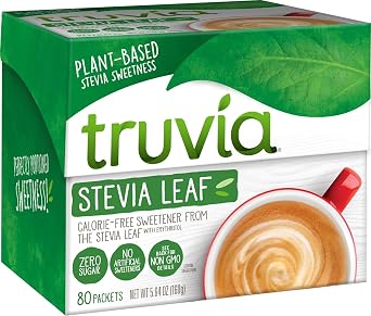 Truvia, Sweetener Natural No Calorie, 80 Count