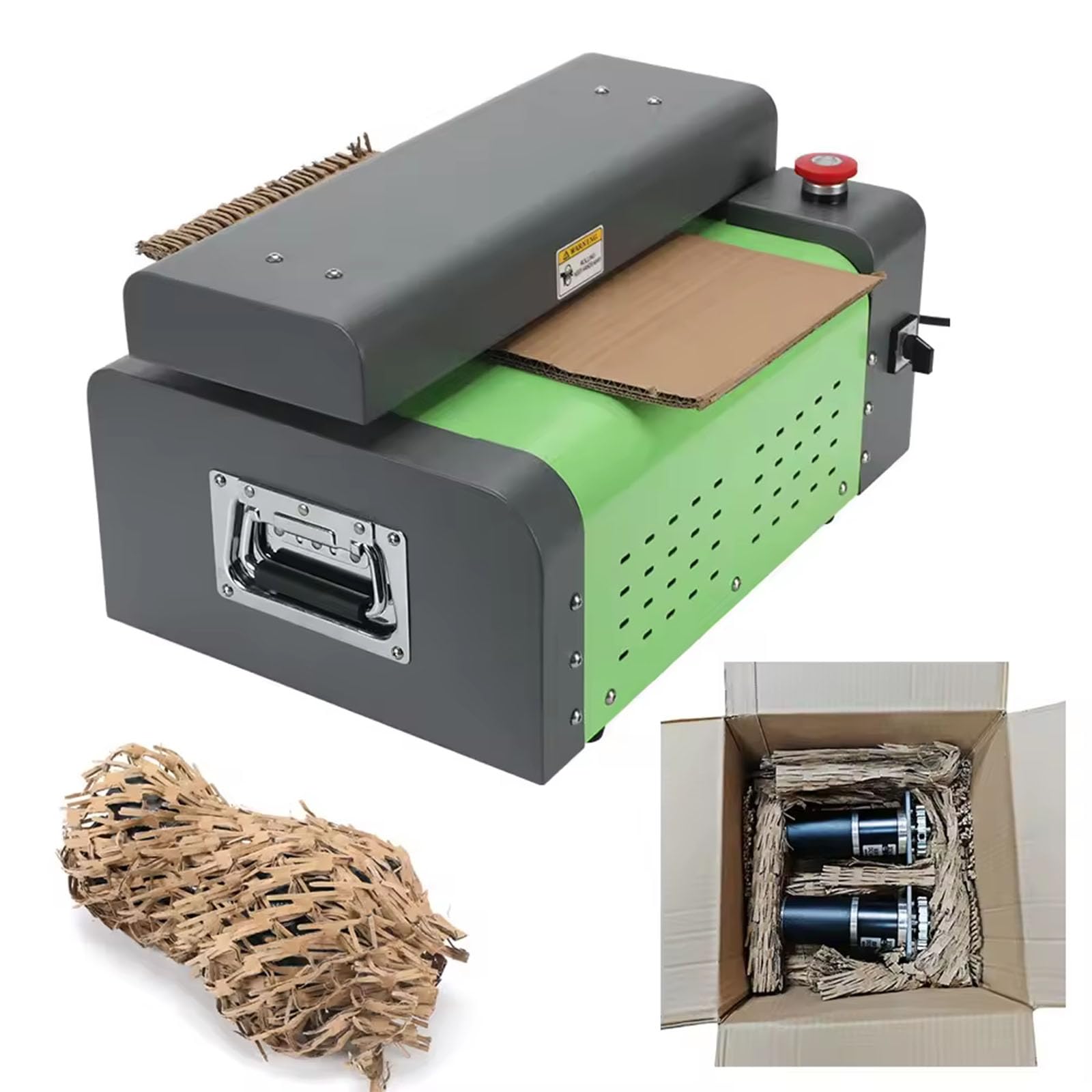 CAULO Máquina trituradora de Papel de cartón de residuos pequeños, Corte de cartón en Forma de Panal de Papel Arrugado, Corte expandible de cojín de Papel Corrugado Kraft (Cutting width425mm)