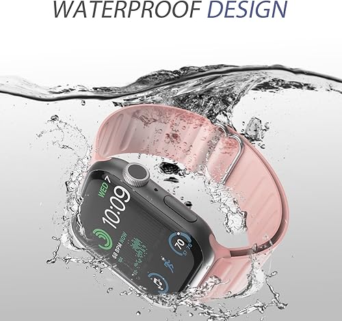 Vista 10 de ORIbox Compatible con correas de Apple Watch de 1.614 pulgadas, 1.575 pulgadas, 1.575 pulgadas, 1.496 pulgadas, correa deportiva ajustable