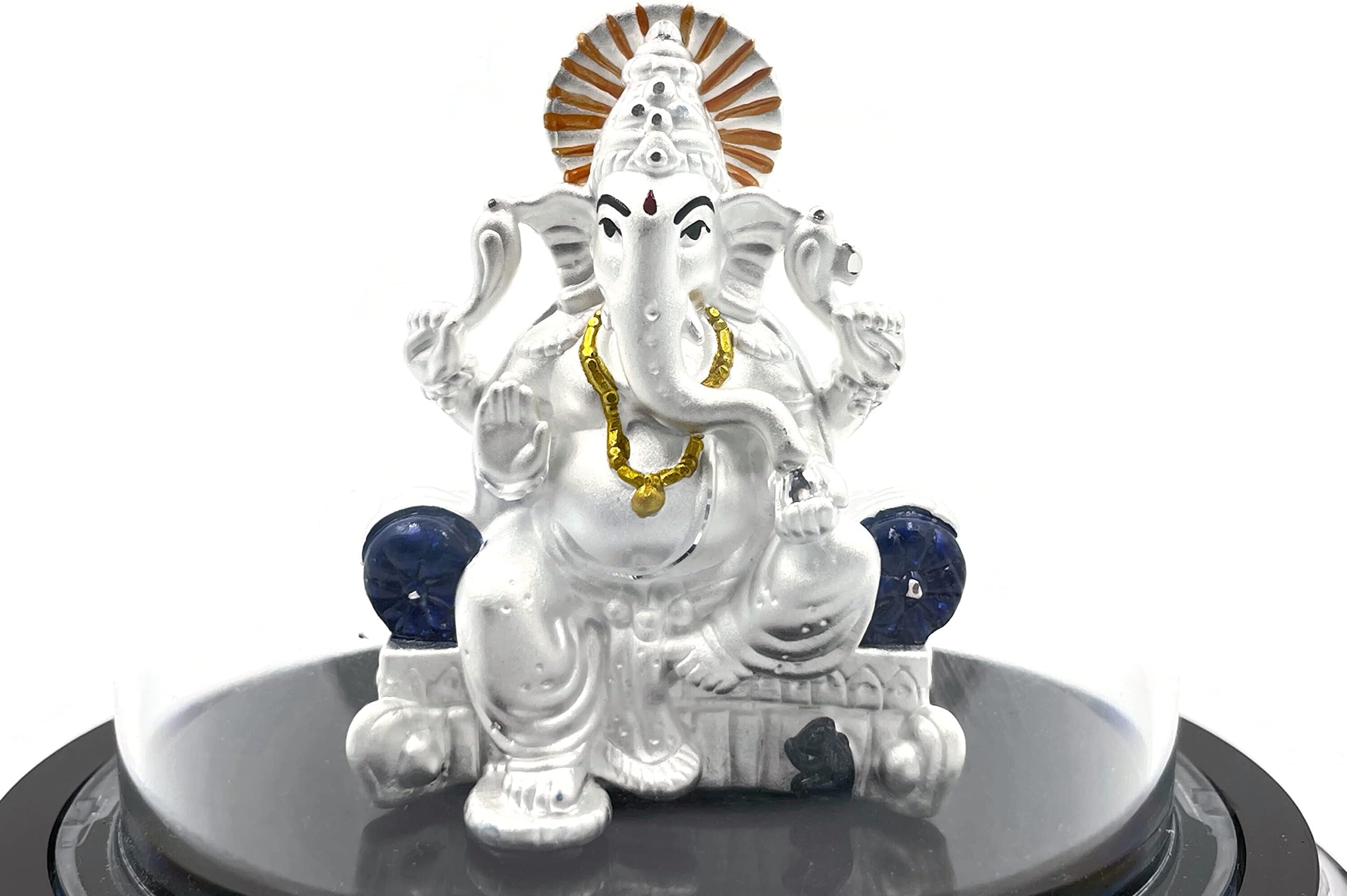 999 Pure Silver Ganesh/Ganpati Idol/Statue/Murti (Figurine #21)