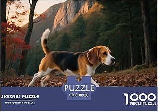 Comprar Beagle 1000 Piezas Puzzle Mascota Perro para Toda La Familia Multicolor Decoración del Hogar Colección 38x26cm/1000pcs