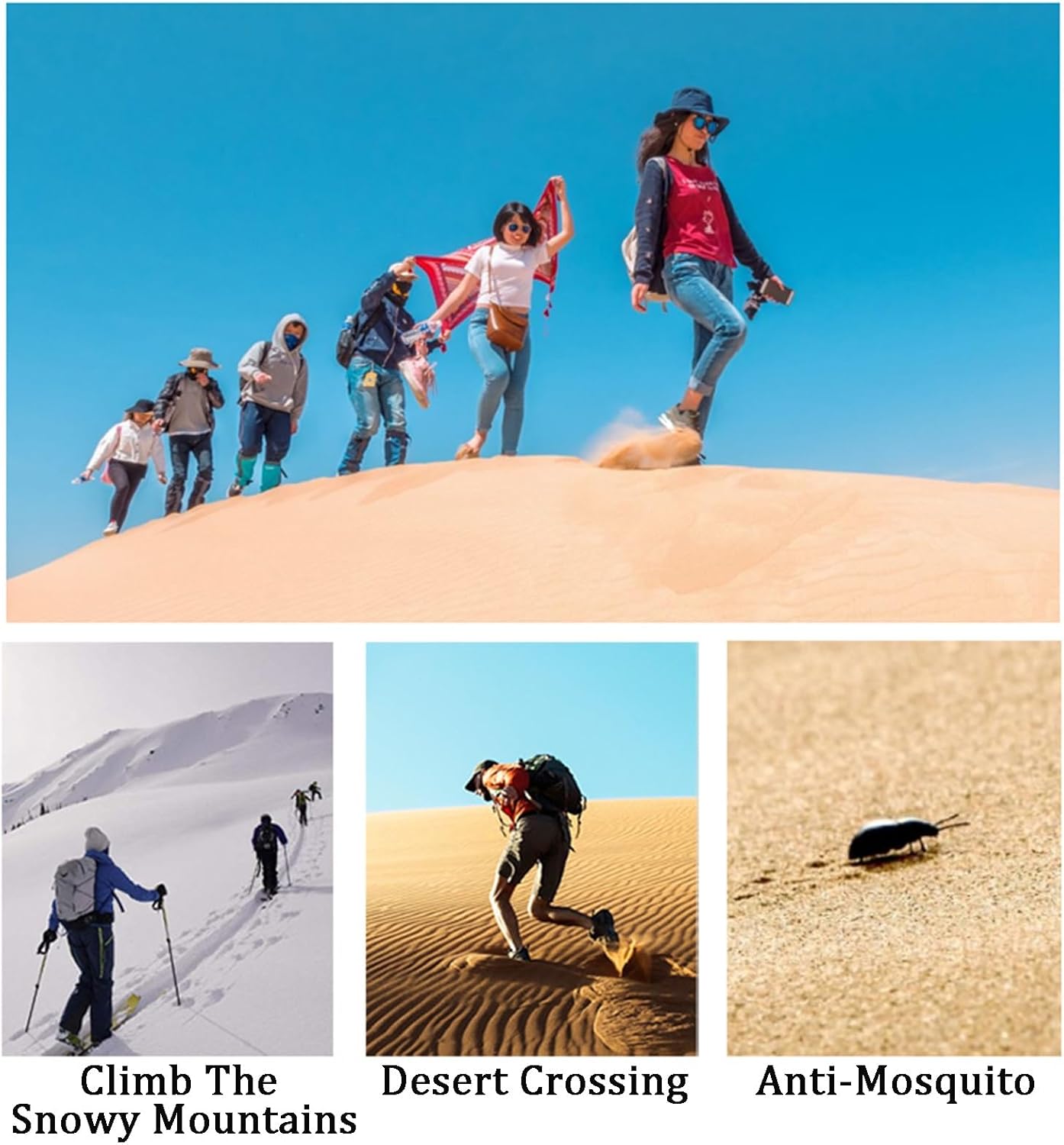 Leg Gaiters,Foldable and Adjustable Shoe Covers,Breathable Snow Covers for Hiking,for Snow Hiking Mountaineering Camping