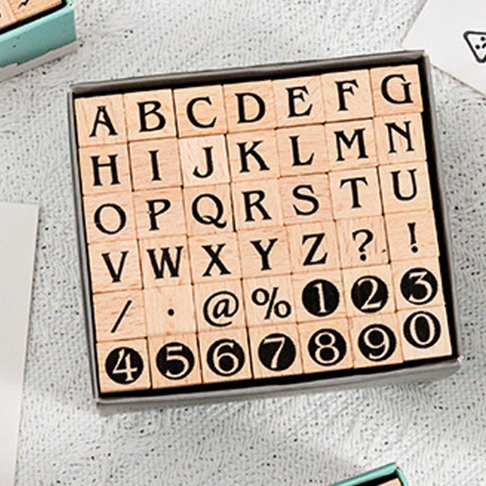 42 szt./zestaw drewniane różne znaczki cyfry litery figurki geometryczne znaczki vintage symbol znaczki zestaw do majsterkowania scrapbookingu