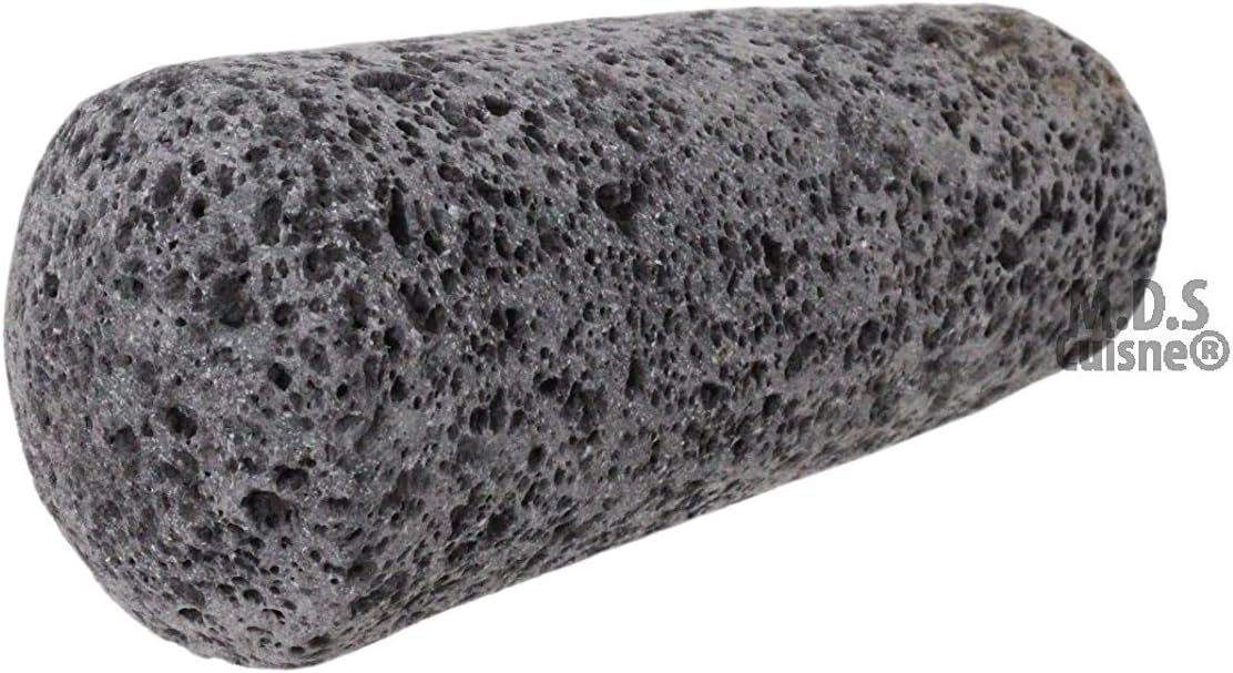 Molcajete 8" Pig Head Black Lava Stone Mortar Pestle Bowl Tool Preseasoned New