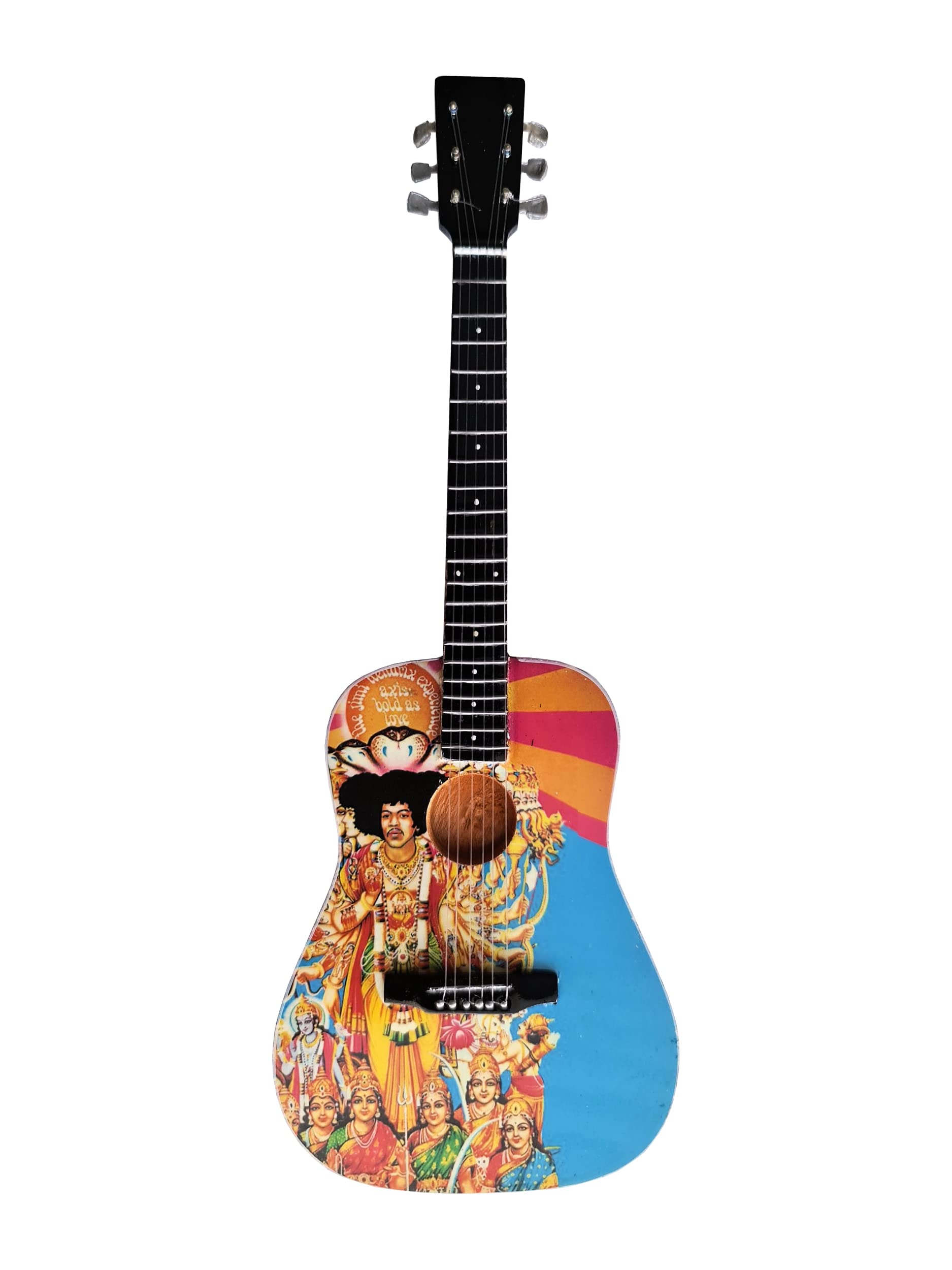 Walter Becker Miniatur-Gitarre - Steely Dan Replik Im Display