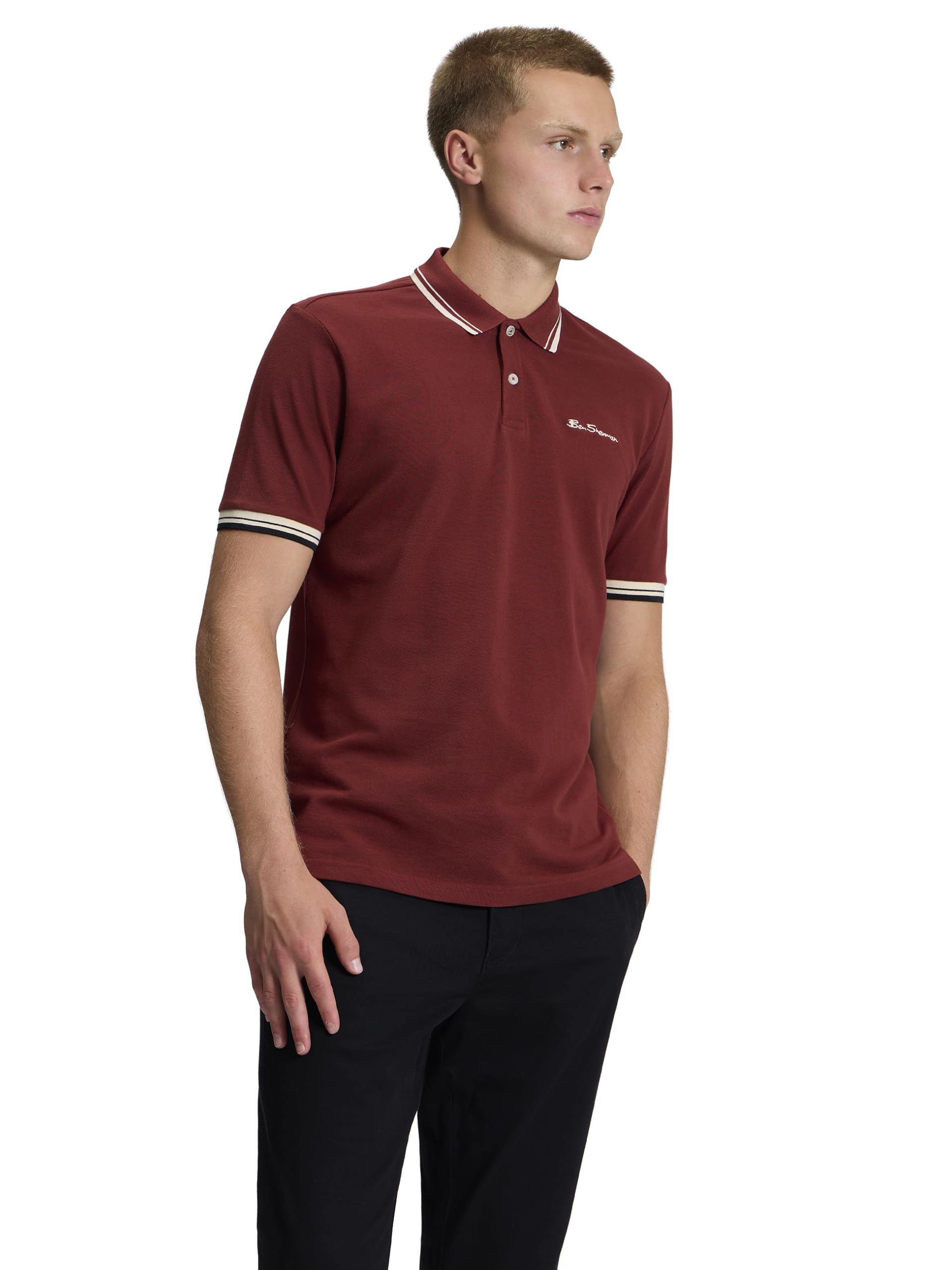 Ben Sherman Men's Ben Sherman Short Sleeve Signature Pique Polo Polo Shirt