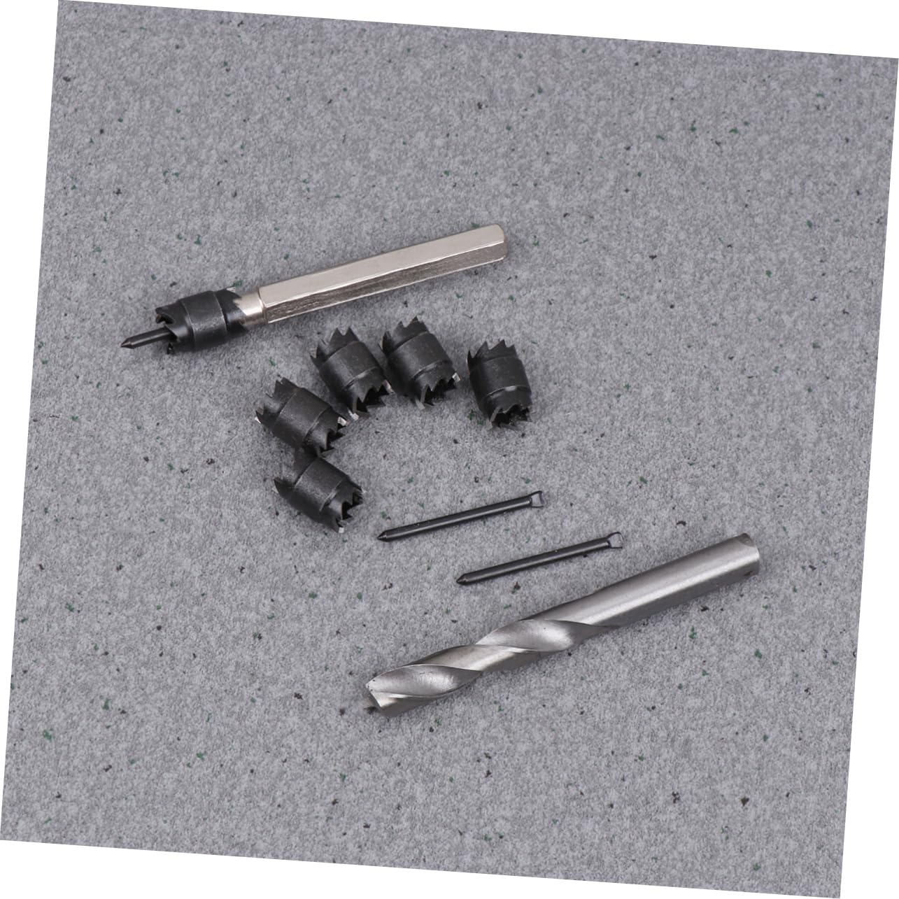 BUTIFULSIC 9pcs Spot Weld Remover Electric Drill Bits Welding Drill Special Cutting Machine Welding Spot Cutter Weld Cutter Fire Extinguisher Car Non Return Valve Rotary Cutters Silver