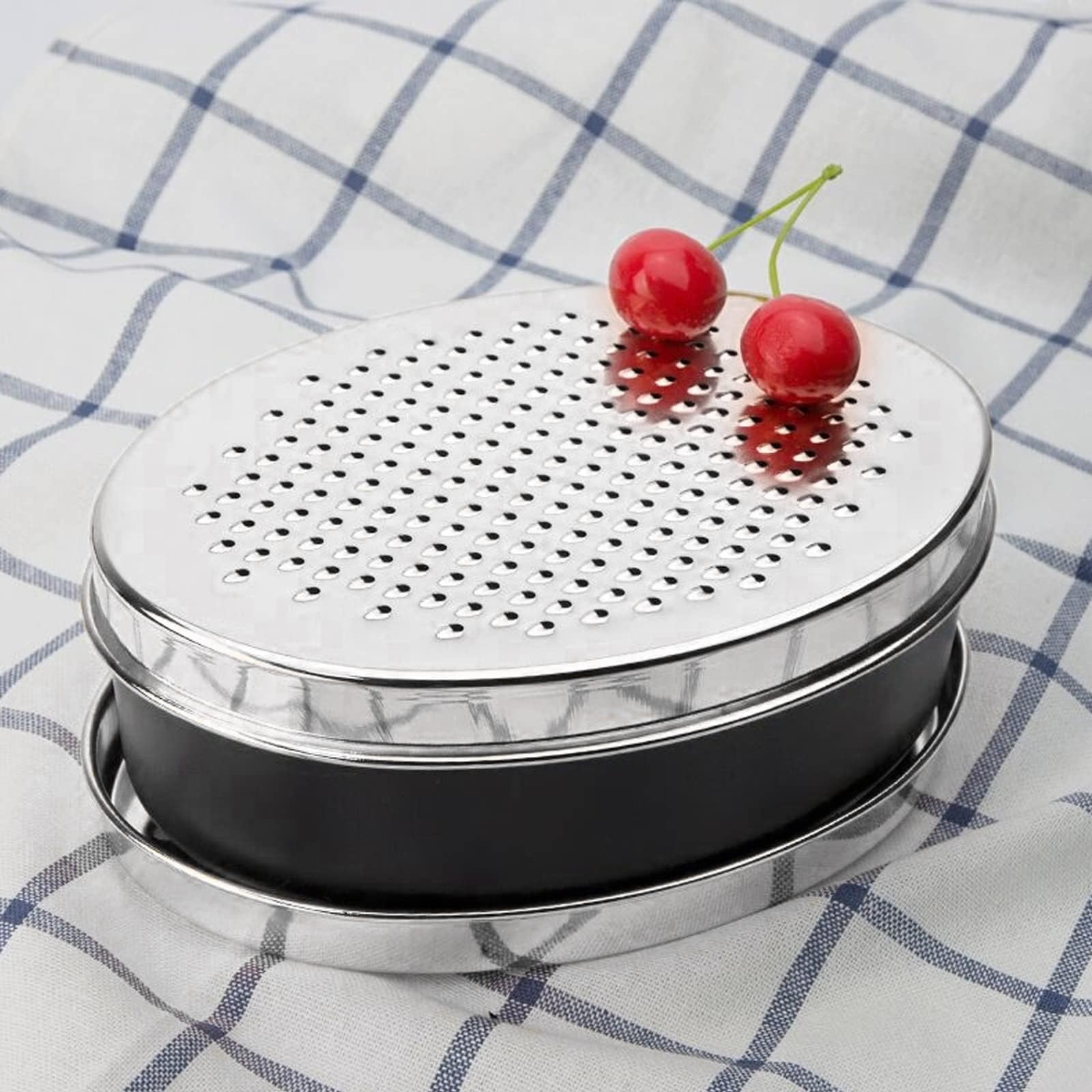 Tarka do sera z pojemnikiem i pokrywką, tarka do pudełka kuchennego z 2 rozmiarami pokrywki, tarka mikroplanowa do imbiru, warzyw, czosnku, masła cytrynowego, czekolady
