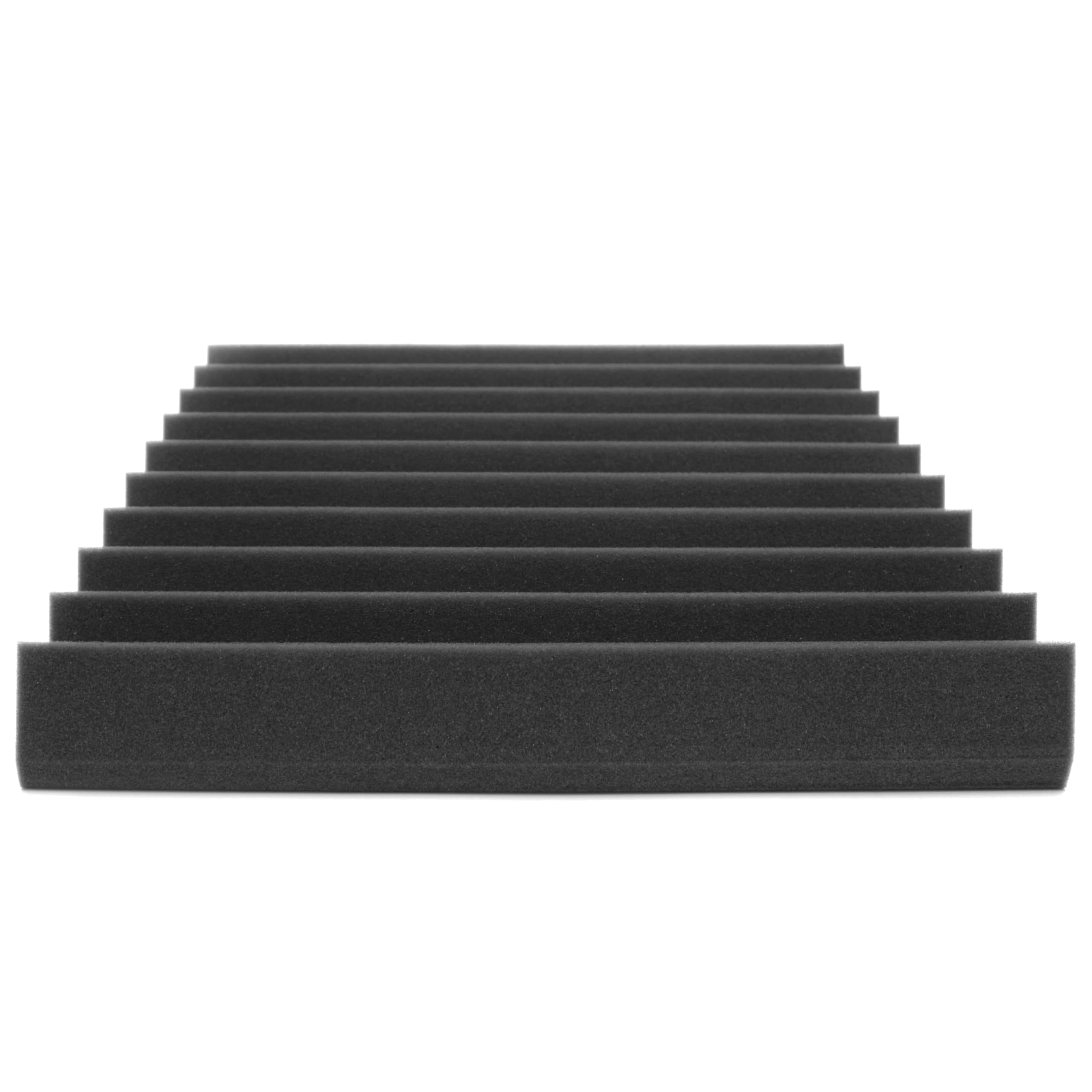 Pack de 4 paneles acústicos de espuma | Aislamiento acústico para paredes | Paneles absorbents del sonido para estudio | Tratamientos acústicos | Modelo: [Wedge | Grosor: 70mm]