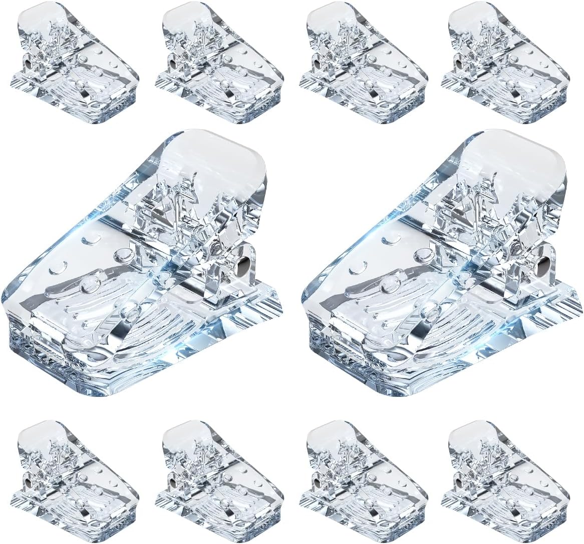10 PCS Nail Tips Clip for Quick Building Extension Nail Plastic Finger Extension UV LED Builder for DIY Manicure Nail Art